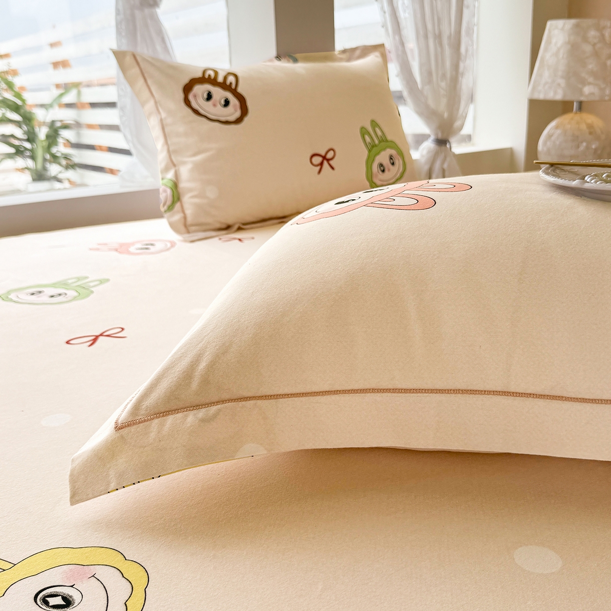 91家纺网 家纺一手货源 找家纺 壹贝家纺 2025新款A类100%全棉纯棉磨毛枕套单枕套枕套单件 拉多-米