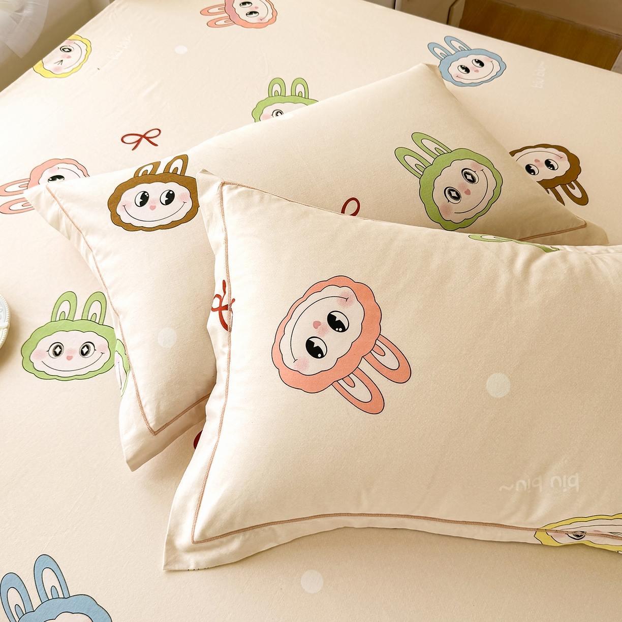 91家纺网 家纺一手货源 找家纺 壹贝家纺 2025新款A类100%全棉纯棉磨毛枕套单枕套枕套单件 拉多-米