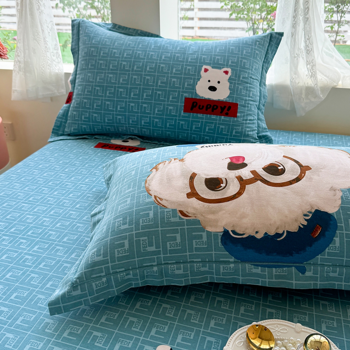 91家纺网 家纺一手货源 找家纺 壹贝家纺 2025新款A类100%全棉纯棉磨毛枕套单枕套枕套单件 凯宝-蓝