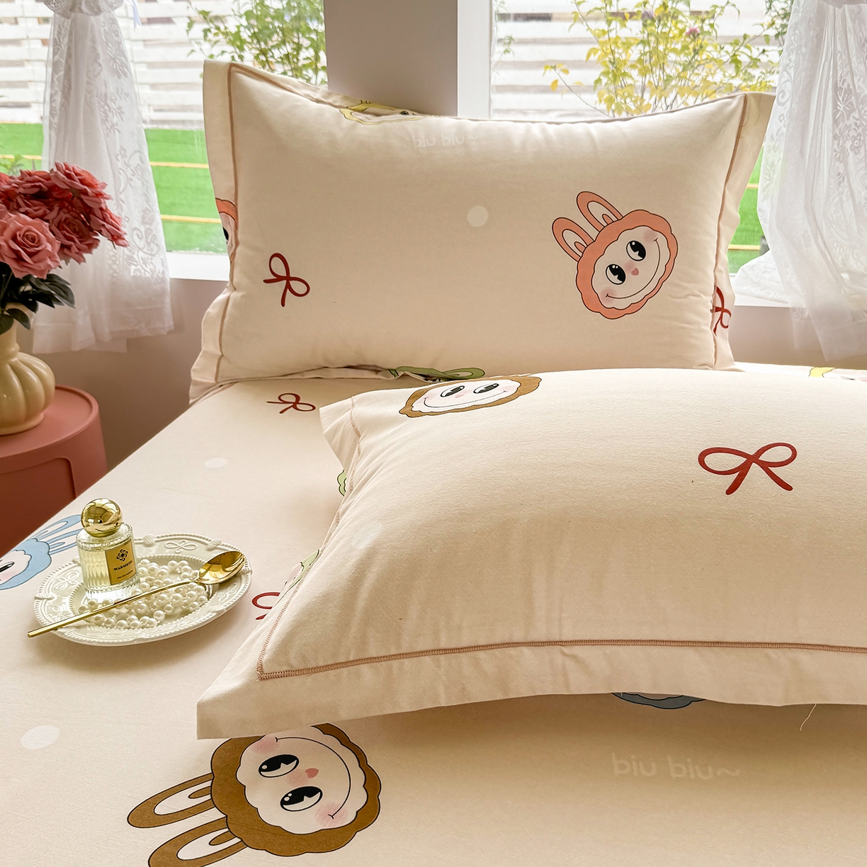 91家纺网 家纺一手货源 找家纺 壹贝家纺 2025新款A类100%全棉纯棉磨毛枕套单枕套枕套单件 拉多-米