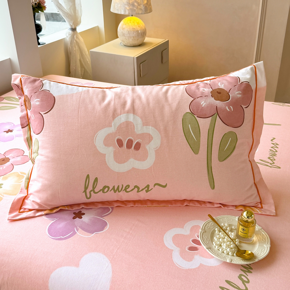 91家纺网 家纺一手货源 找家纺 （总）壹贝家纺 2025新款A类100%全棉纯棉磨毛枕套单枕套枕套单件