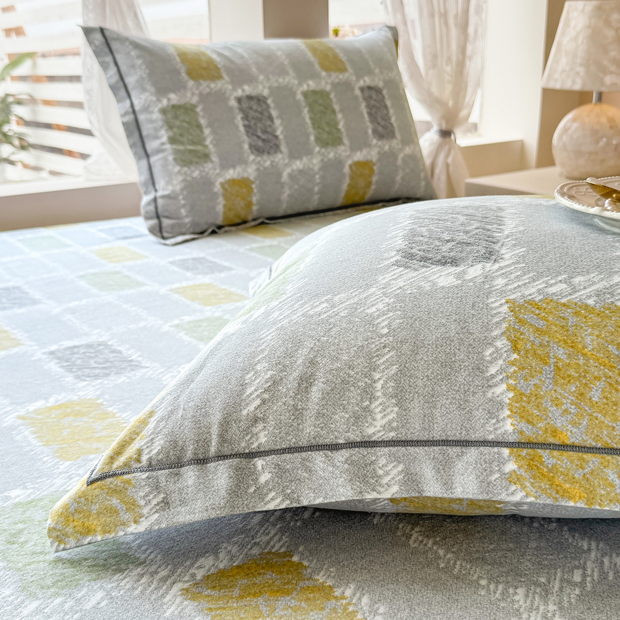 91家纺网 家纺一手货源 找家纺 壹贝家纺 2025新款A类100%全棉纯棉磨毛枕套单枕套枕套单件 月光宝盒