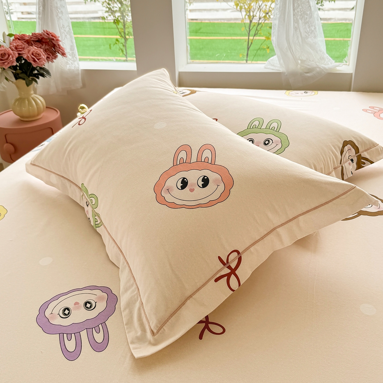 91家纺网 家纺一手货源 找家纺 壹贝家纺 2025新款A类100%全棉纯棉磨毛枕套单枕套枕套单件 拉多-米