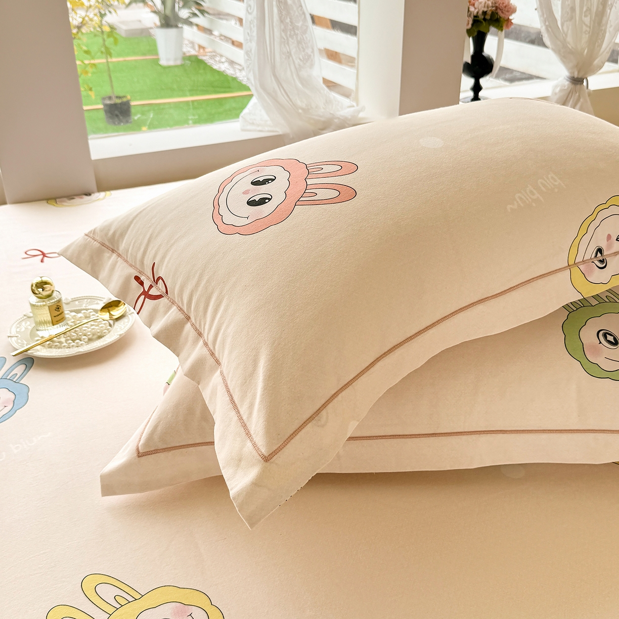 91家纺网 家纺一手货源 找家纺 壹贝家纺 2025新款A类100%全棉纯棉磨毛枕套单枕套枕套单件 拉多-米