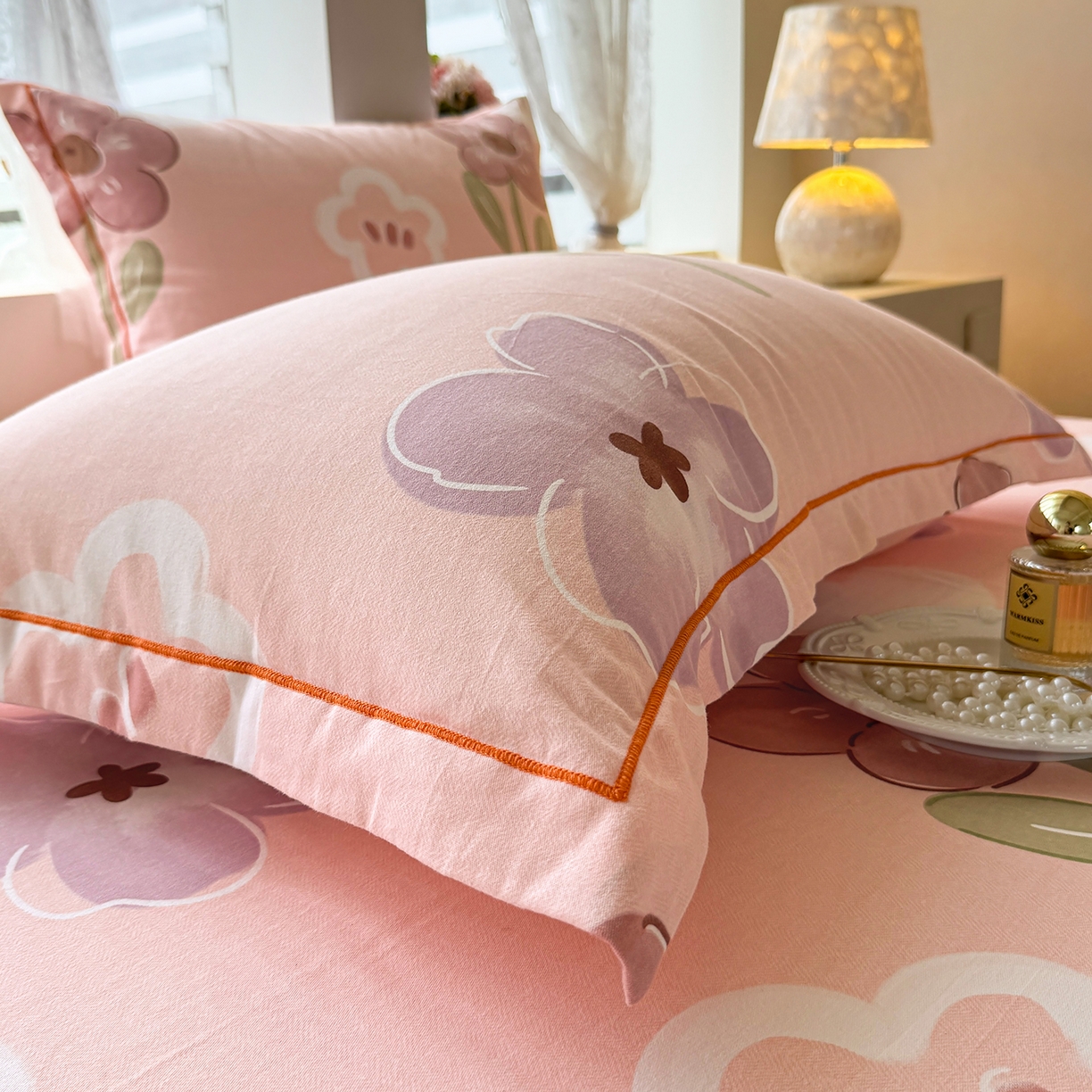 91家纺网 家纺一手货源 找家纺 （总）壹贝家纺 2025新款A类100%全棉纯棉磨毛枕套单枕套枕套单件