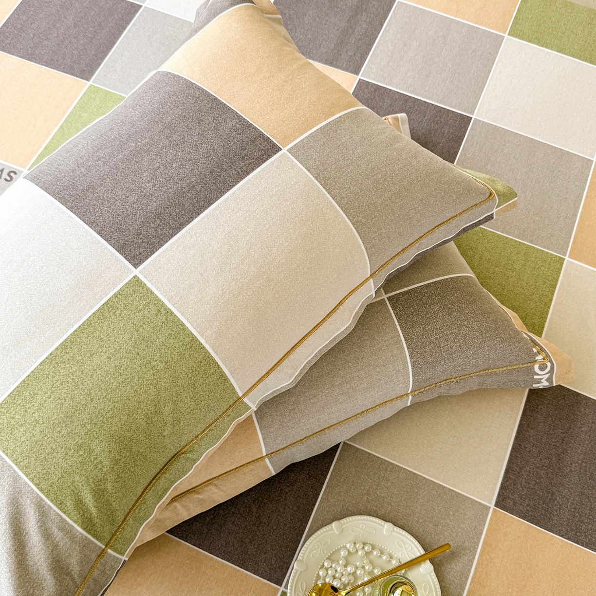 91家纺网 家纺一手货源 找家纺 壹贝家纺 2025新款A类100%全棉纯棉磨毛枕套单枕套枕套单件 星辰