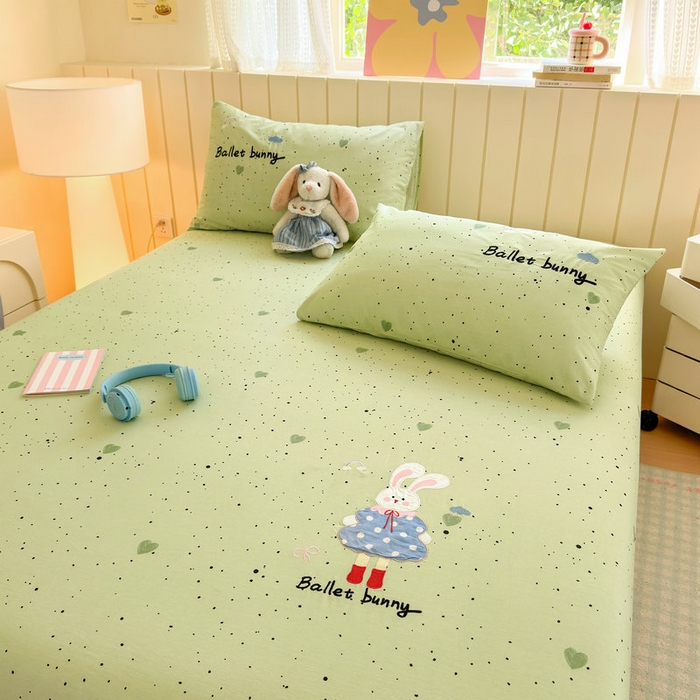 91家纺网 家纺一手货源 找家纺 （总）娜娜 2025新款60支全棉贴布绣床笠