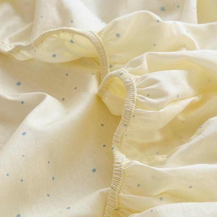 91家纺网 家纺一手货源 找家纺 娜娜 2025新款60支全棉贴布绣床笠 快乐小象