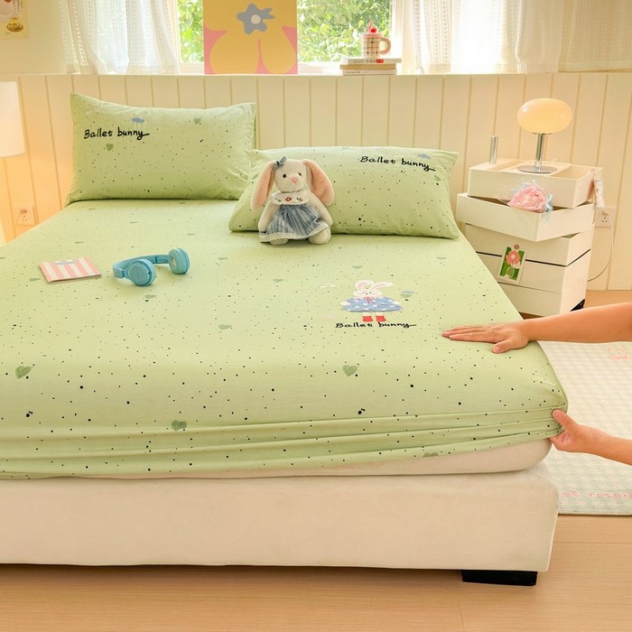 91家纺网 家纺一手货源 找家纺 （总）娜娜 2025新款60支全棉贴布绣床笠