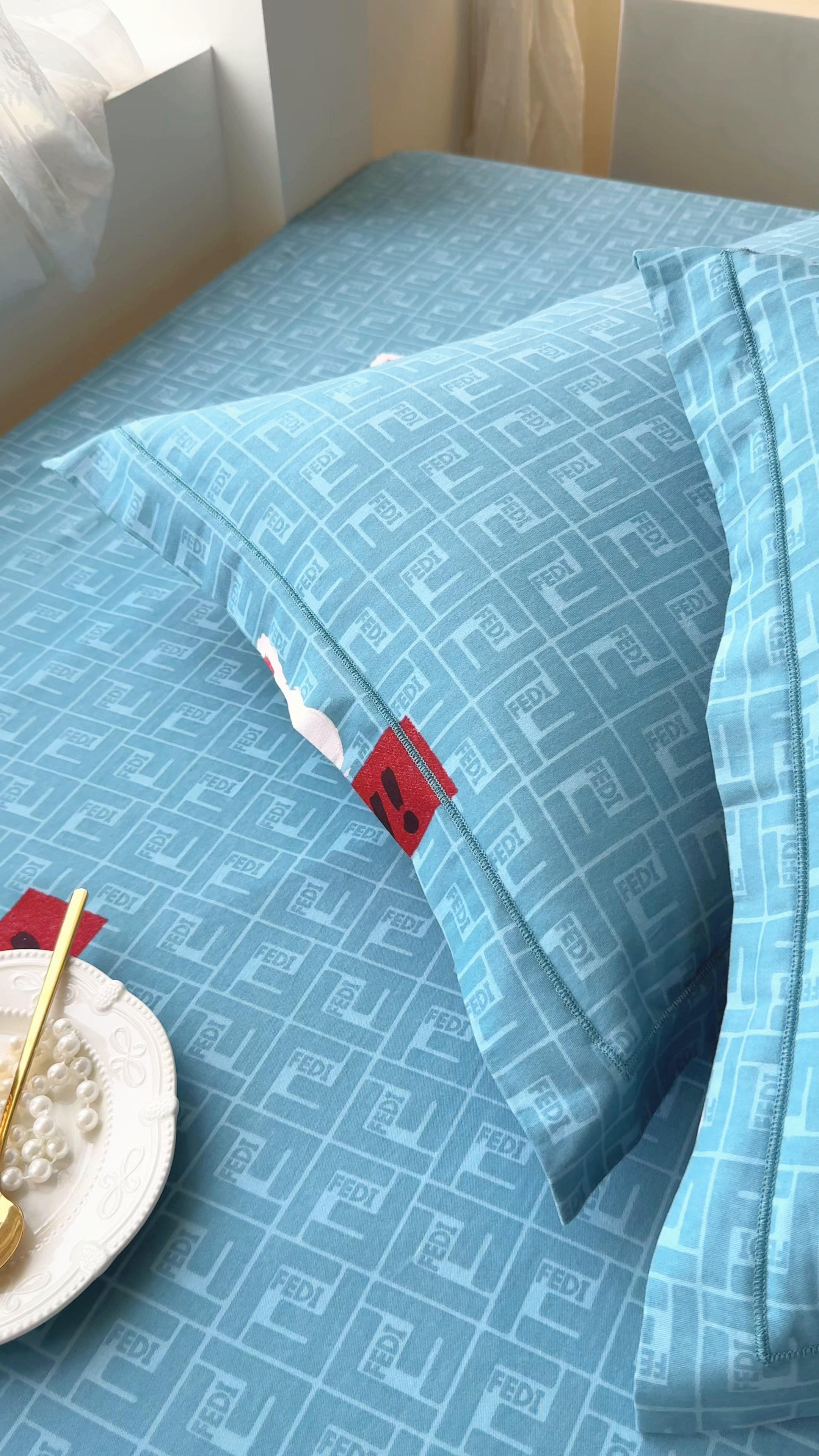 91家纺网 家纺一手货源 找家纺 壹贝家纺 2025新款A类100%全棉纯棉磨毛枕套单枕套枕套单件 凯宝-蓝