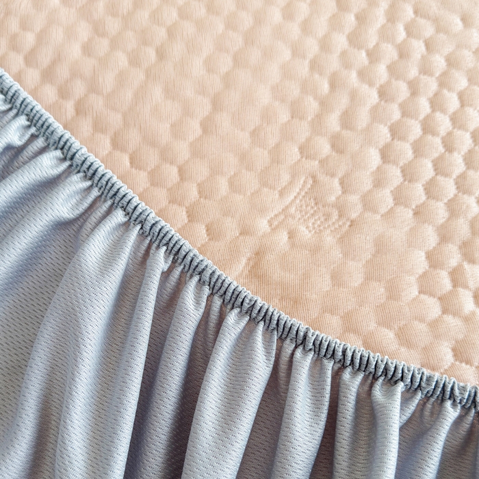 91家纺网 家纺一手货源 找家纺 （总）梵克保罗 2025春夏新款5D席豆豆床笠款凉席席子