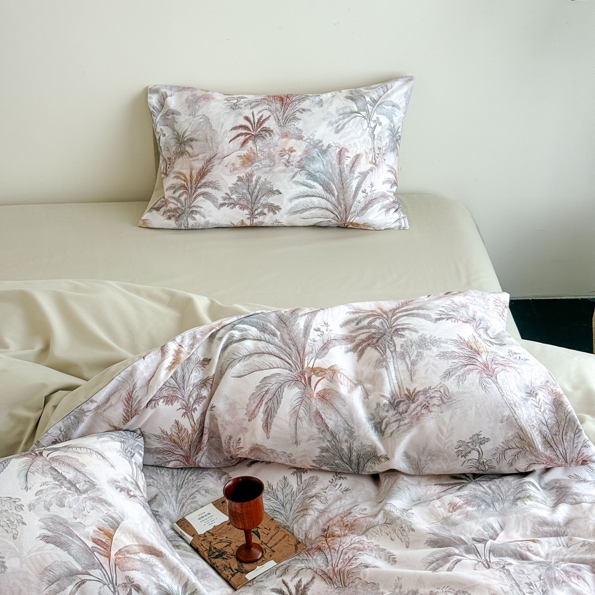 91家纺网 家纺一手货源 找家纺 （总）窝米 2025新款全棉纯棉火山磨毛花卉四件套-第五批