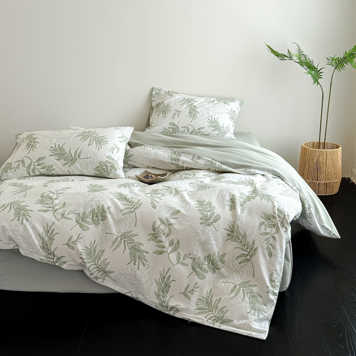 窝米 2025新款全棉纯棉火山磨毛花卉四件套-第五批 风和日暖