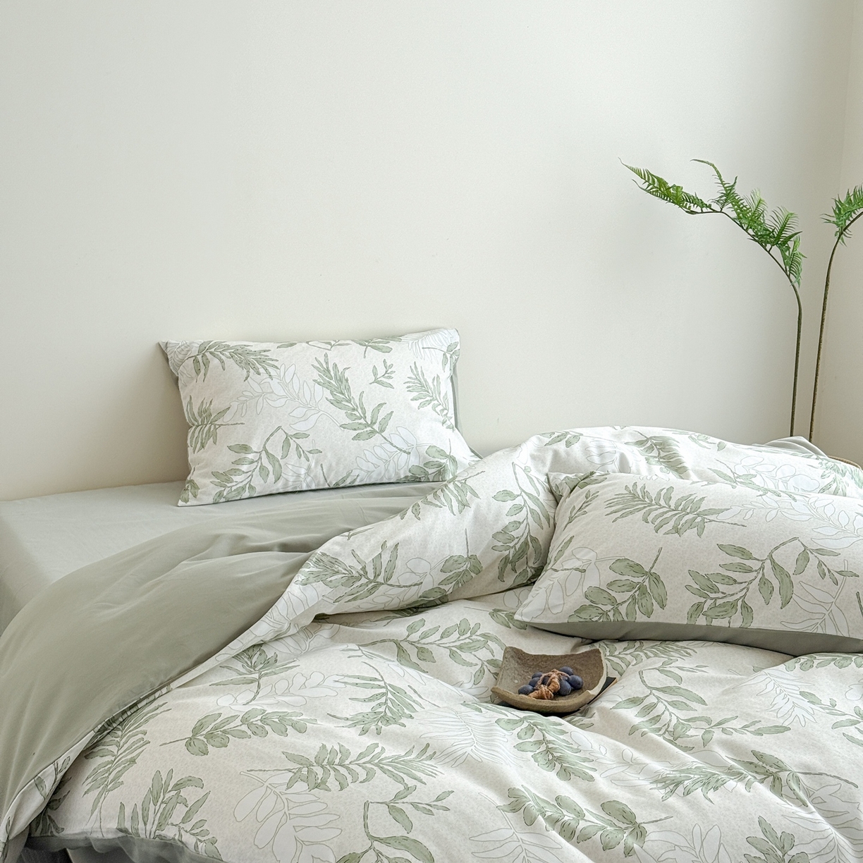 91家纺网 家纺一手货源 找家纺 窝米 2025新款全棉纯棉火山磨毛花卉四件套-第五批 风和日暖