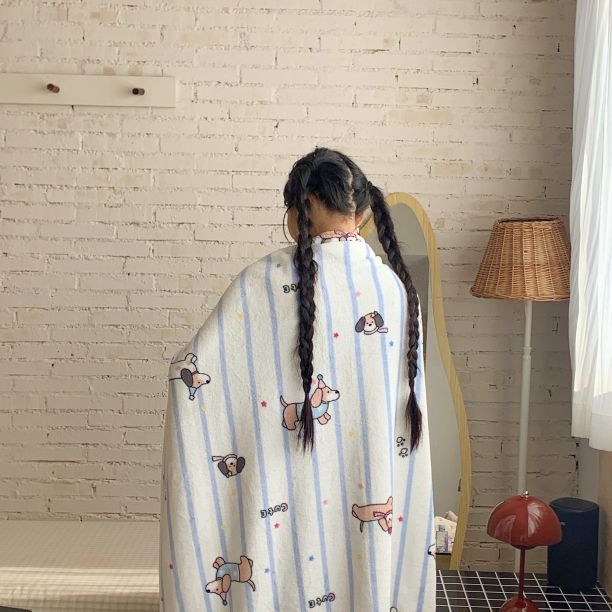 91家纺网 家纺一手货源 找家纺 （总）桃喜 2025秋冬新款双面牛奶绒披肩毯毛毯毯子