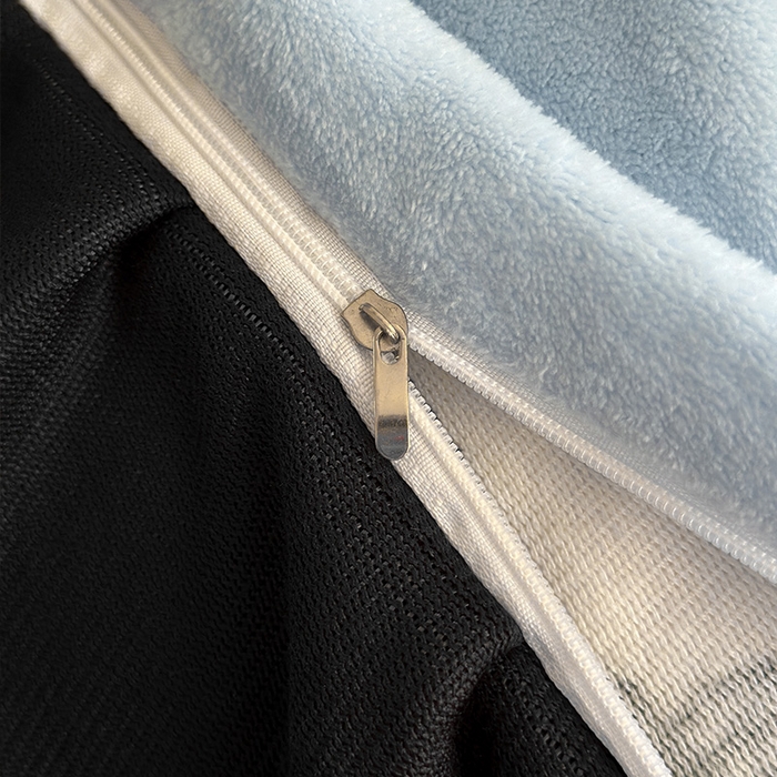 91家纺网 家纺一手货源 找家纺 安哆啦家纺 2025新款法式赫本风牛奶绒四件套 法式-蓝梦里