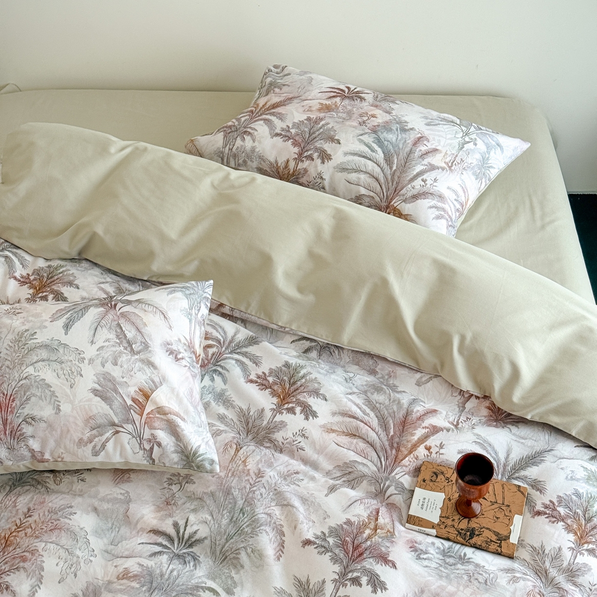 91家纺网 家纺一手货源 找家纺 （总）窝米 2025新款全棉纯棉火山磨毛花卉四件套-第五批