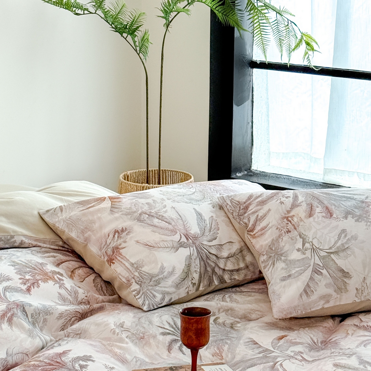 91家纺网 家纺一手货源 找家纺 （总）窝米 2025新款全棉纯棉火山磨毛花卉四件套-第五批