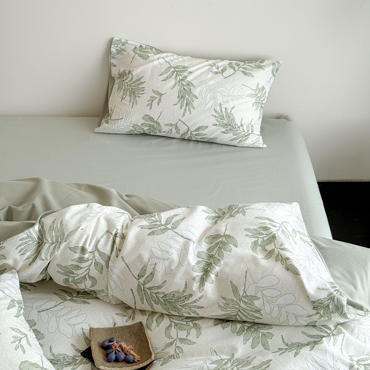 91家纺网 家纺一手货源 找家纺 窝米 2025新款全棉纯棉火山磨毛花卉四件套-第五批 风和日暖