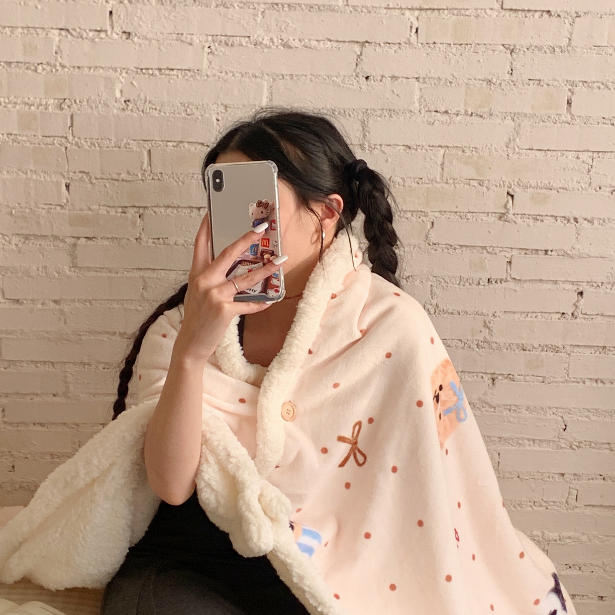 91家纺网 家纺一手货源 找家纺 （总）桃喜 2025秋冬新款加厚牛奶绒羊羔绒披肩毯