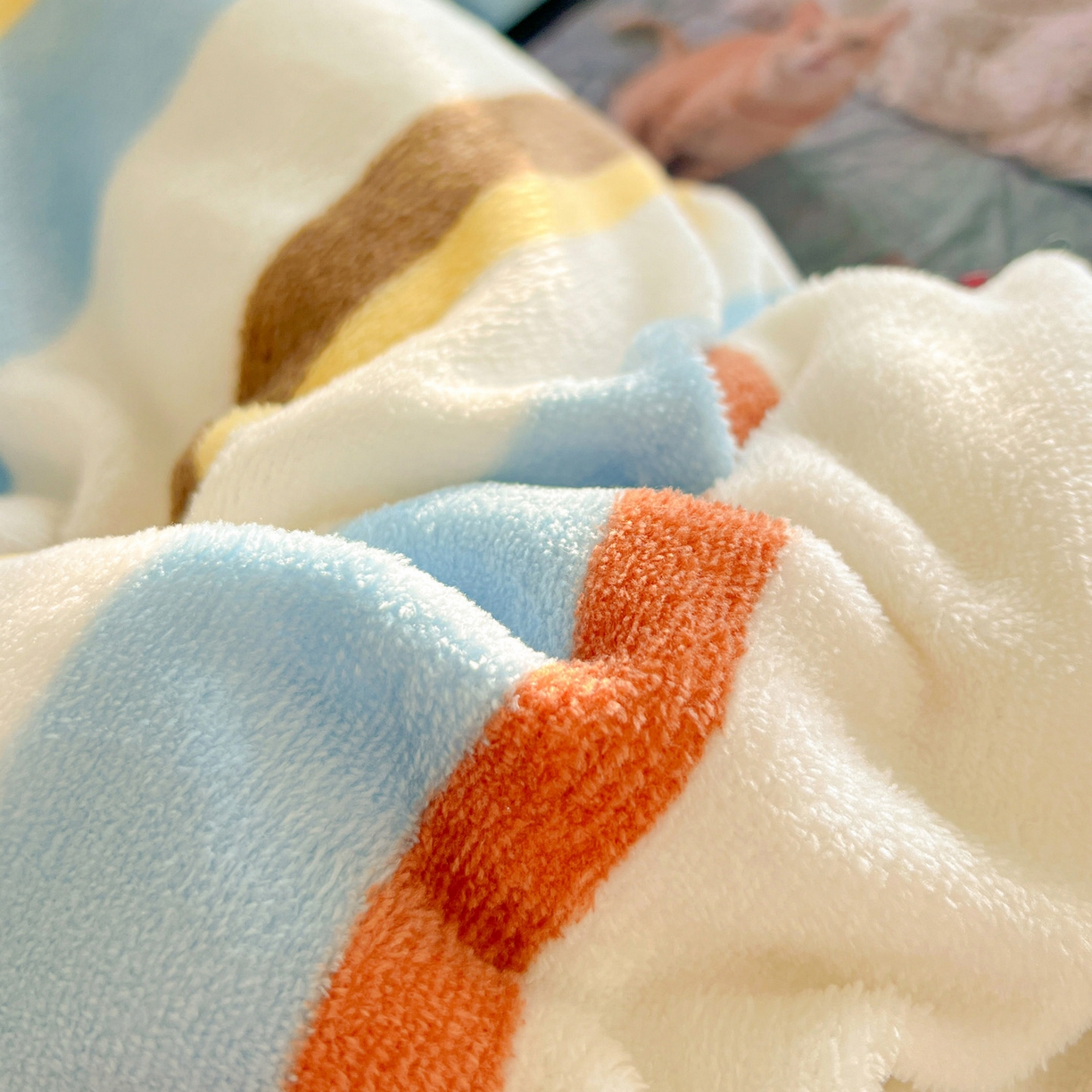 91家纺网 家纺一手货源 找家纺 寐居家纺 2025新款双面牛奶绒冬被被子被芯 晚风