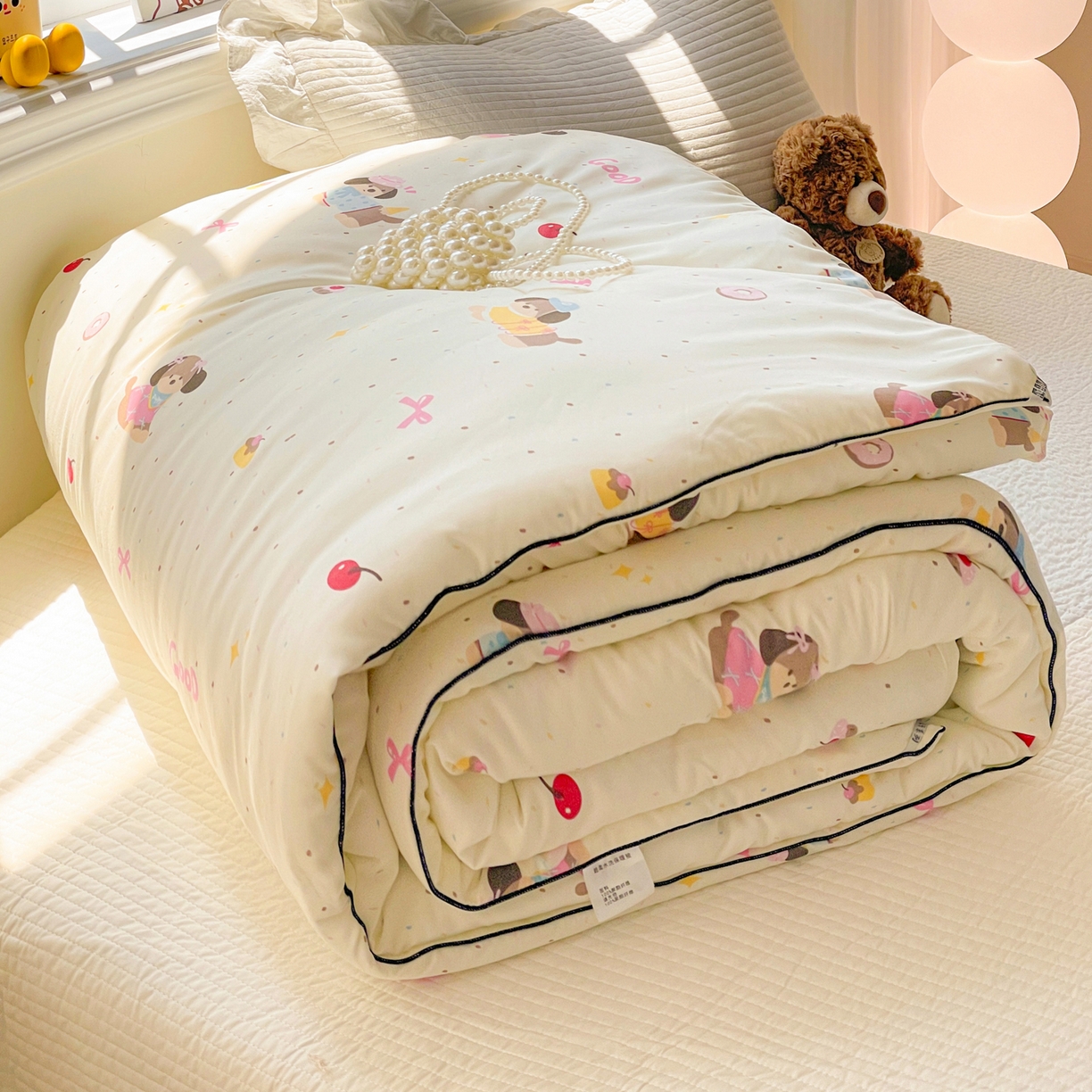 91家纺网 家纺一手货源 找家纺 （总）寐居家纺 2025新款水洗棉印花冬被被子被芯