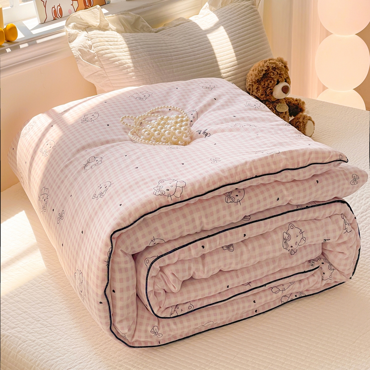 （总）寐居家纺 2025新款水洗棉印花冬被被子被芯