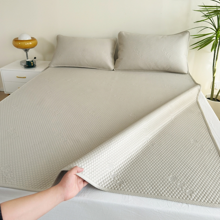 梵克保罗 2025春夏新款5D席豆豆圆角床席款凉席席子 轻奢-金