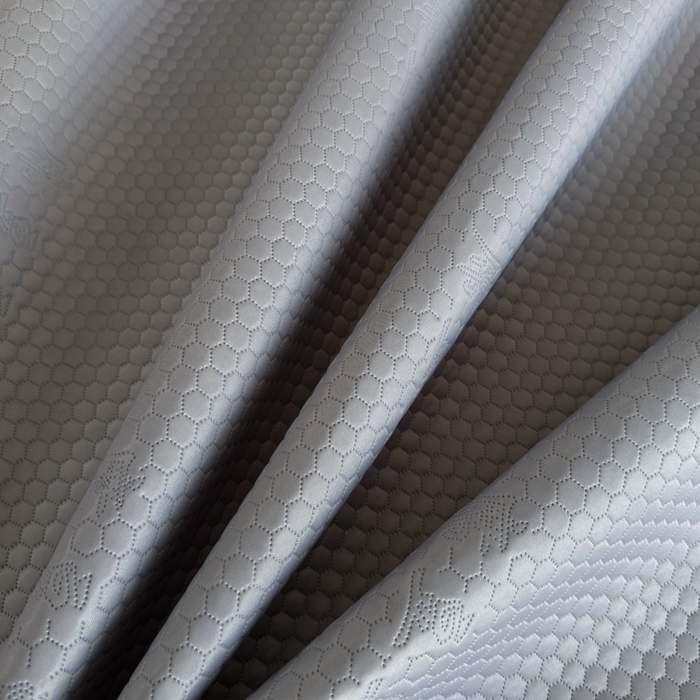 91家纺网 家纺一手货源 找家纺 梵克保罗 2025春夏新款5D席豆豆圆角床席款凉席席子 轻奢-灰