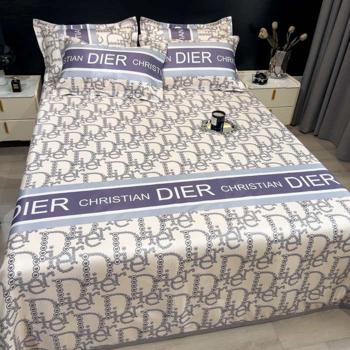 91家纺网 家纺一手货源 找家纺 梵克保罗 2025新款冰丝凉席床单款凉席三件套 达芙妮