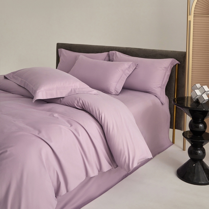 91家纺网 家纺一手货源 找家纺 （总）柔觉家纺 新款50*50双股长绒棉纯色磨毛四件套