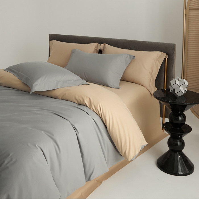 91家纺网 家纺一手货源 找家纺 （总）柔觉家纺 新款50*50双股长绒棉纯色磨毛四件套