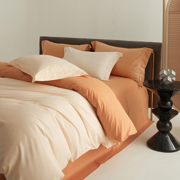 91家纺网 家纺一手货源 找家纺 （总）柔觉家纺 新款50*50双股长绒棉纯色磨毛四件套