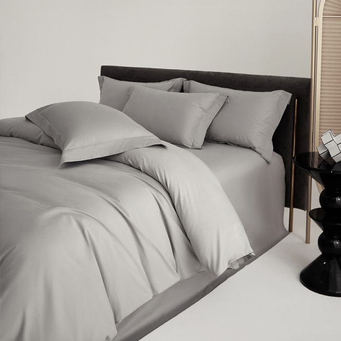 91家纺网 家纺一手货源 找家纺 （总）柔觉家纺 新款50*50双股长绒棉纯色磨毛四件套