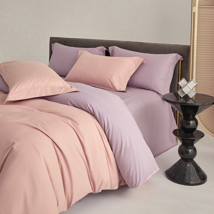 91家纺网 家纺一手货源 找家纺 （总）柔觉家纺 新款50*50双股长绒棉纯色磨毛四件套