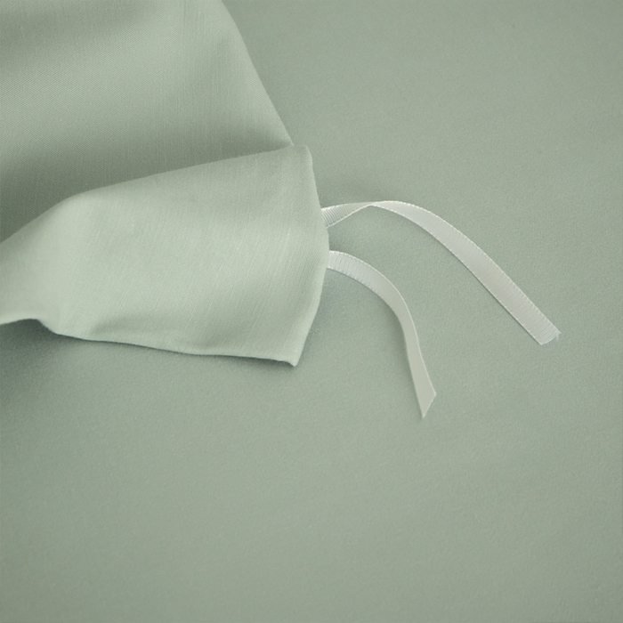 91家纺网 家纺一手货源 找家纺 柔觉家纺 新款50*50双股长绒棉纯色磨毛四件套 嫰果绿