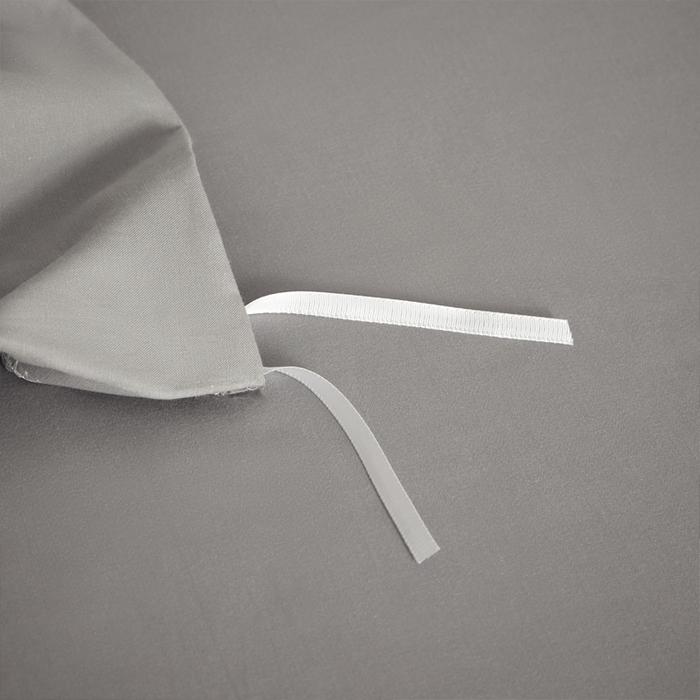 91家纺网 家纺一手货源 找家纺 柔觉家纺 新款50*50双股长绒棉纯色磨毛四件套 雅致银