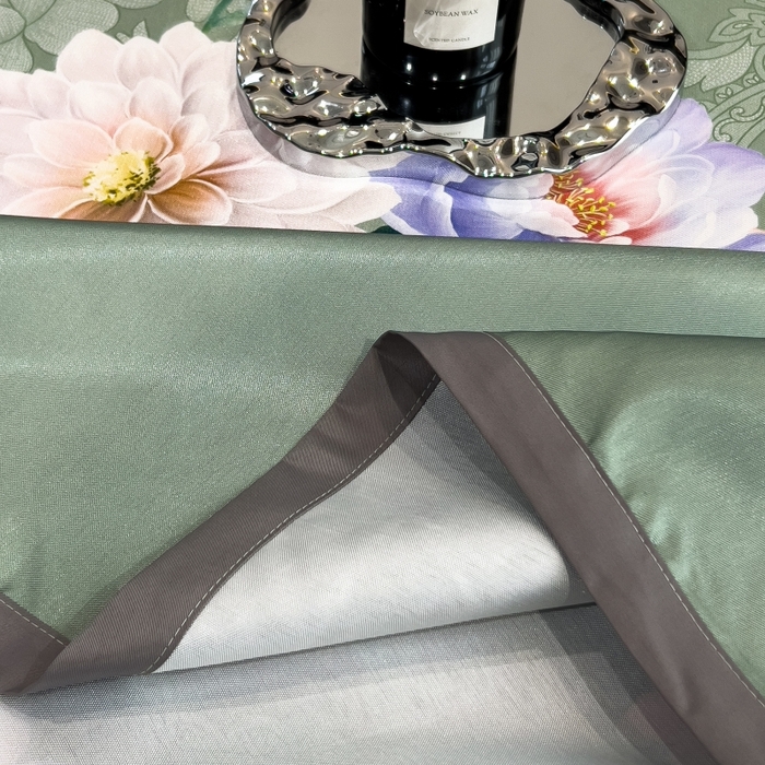 91家纺网 家纺一手货源 找家纺 梵克保罗 2025新款冰丝凉席床单款凉席三件套 繁花