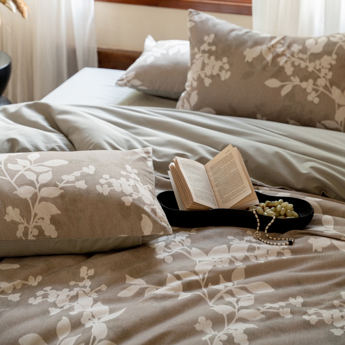 91家纺网 家纺一手货源 找家纺 （总）眷恋家纺 2025新款全棉贡缎磨毛数码印花四件套