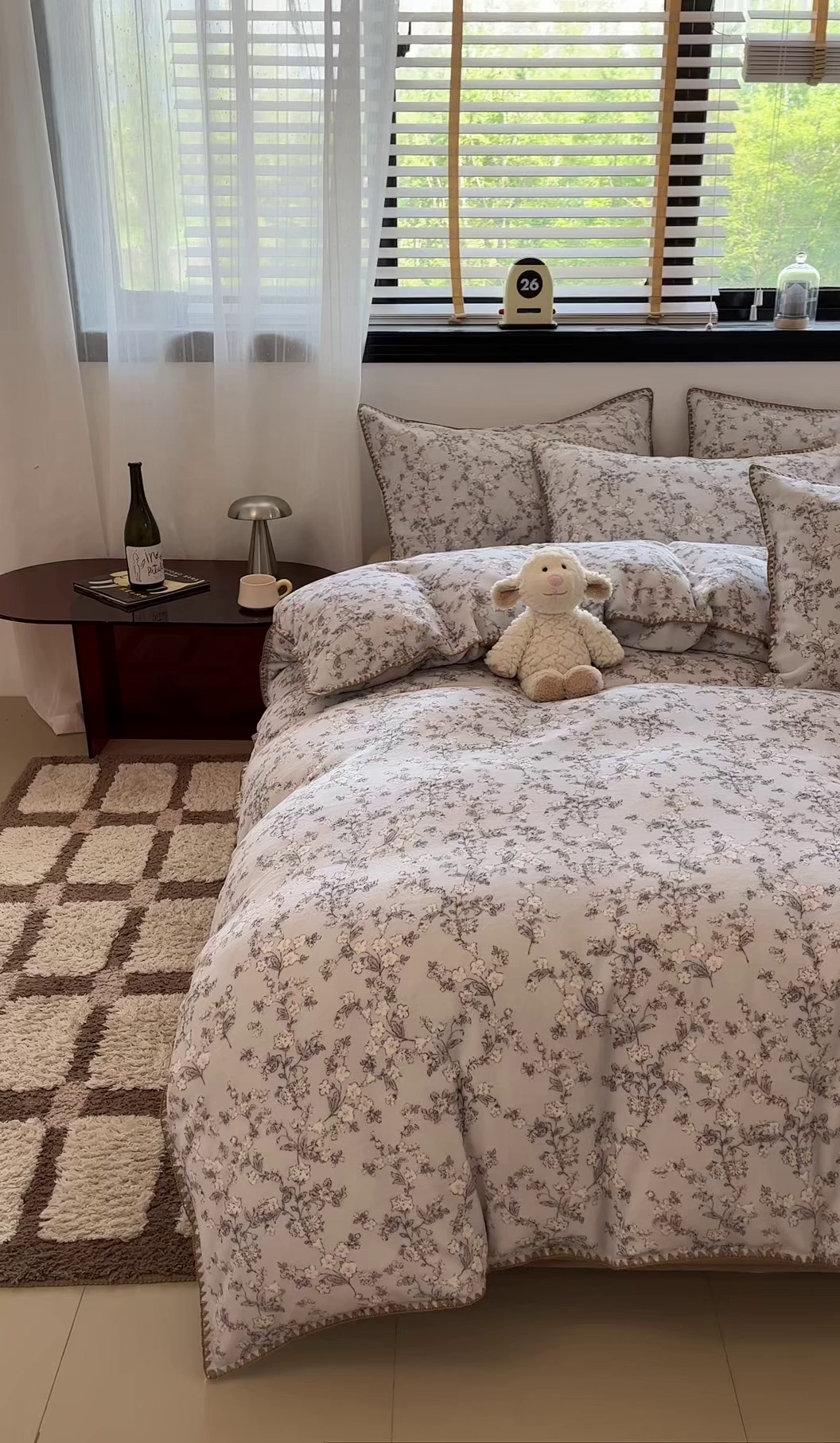 91家纺网 家纺一手货源 找家纺 （总）如一 2025高克重牛奶绒印花三角针工艺四件套