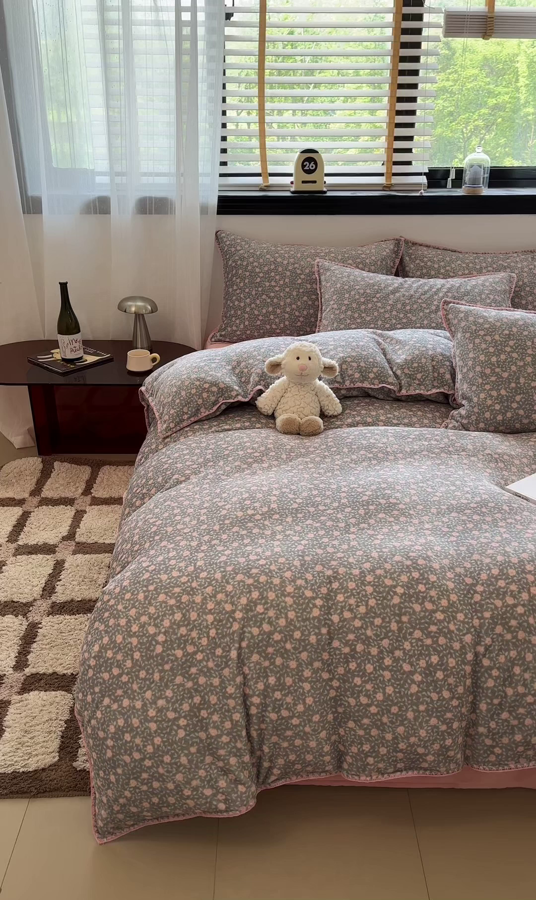 91家纺网 家纺一手货源 找家纺 （总）如一 2025高克重牛奶绒印花三角针工艺四件套