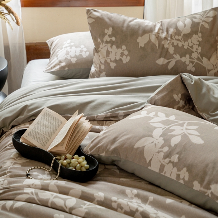 91家纺网 家纺一手货源 找家纺 （总）眷恋家纺 2025新款全棉贡缎磨毛数码印花四件套