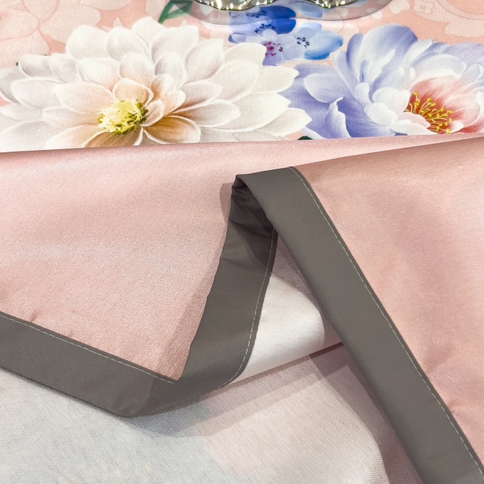 91家纺网 家纺一手货源 找家纺 梵克保罗 2025新款冰丝凉席床单款凉席三件套 海棠花