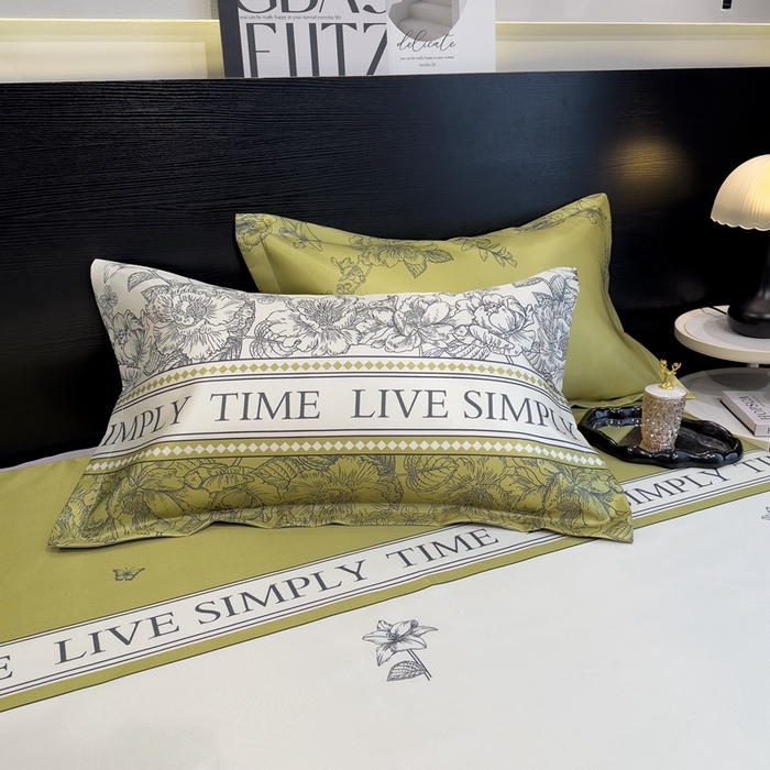 91家纺网 家纺一手货源 找家纺 梵克保罗 2025新款冰丝凉席床单款凉席三件套 绿玉薄荷