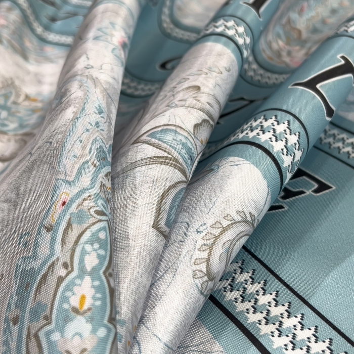 91家纺网 家纺一手货源 找家纺 梵克保罗 2025新款冰丝凉席床单款凉席三件套 洛丽塔