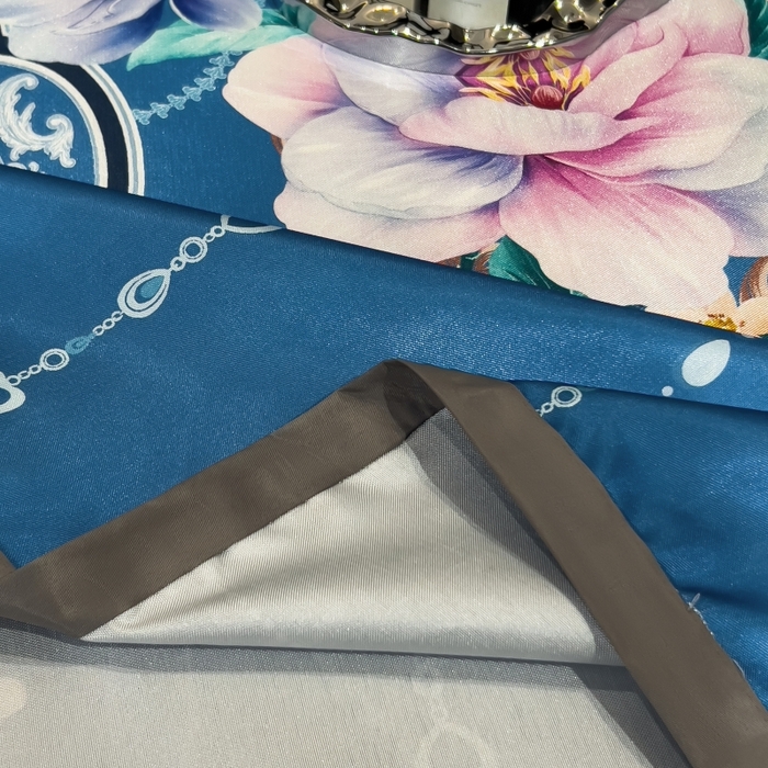 91家纺网 家纺一手货源 找家纺 梵克保罗 2025新款冰丝凉席床单款凉席三件套 苏叶