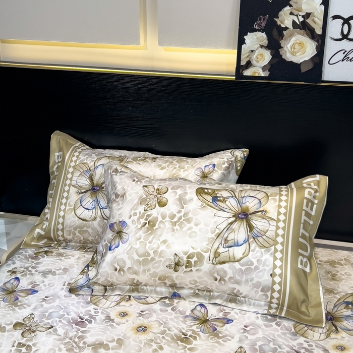 91家纺网 家纺一手货源 找家纺 梵克保罗 2025新款冰丝凉席床单款凉席三件套 天空之境