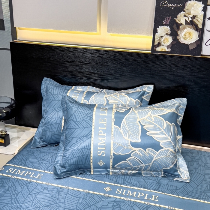 91家纺网 家纺一手货源 找家纺 梵克保罗 2025新款冰丝凉席床单款凉席三件套 天堂鸟