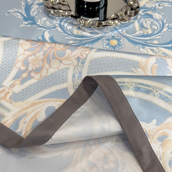 91家纺网 家纺一手货源 找家纺 梵克保罗 2025新款冰丝凉席床单款凉席三件套 尤娜