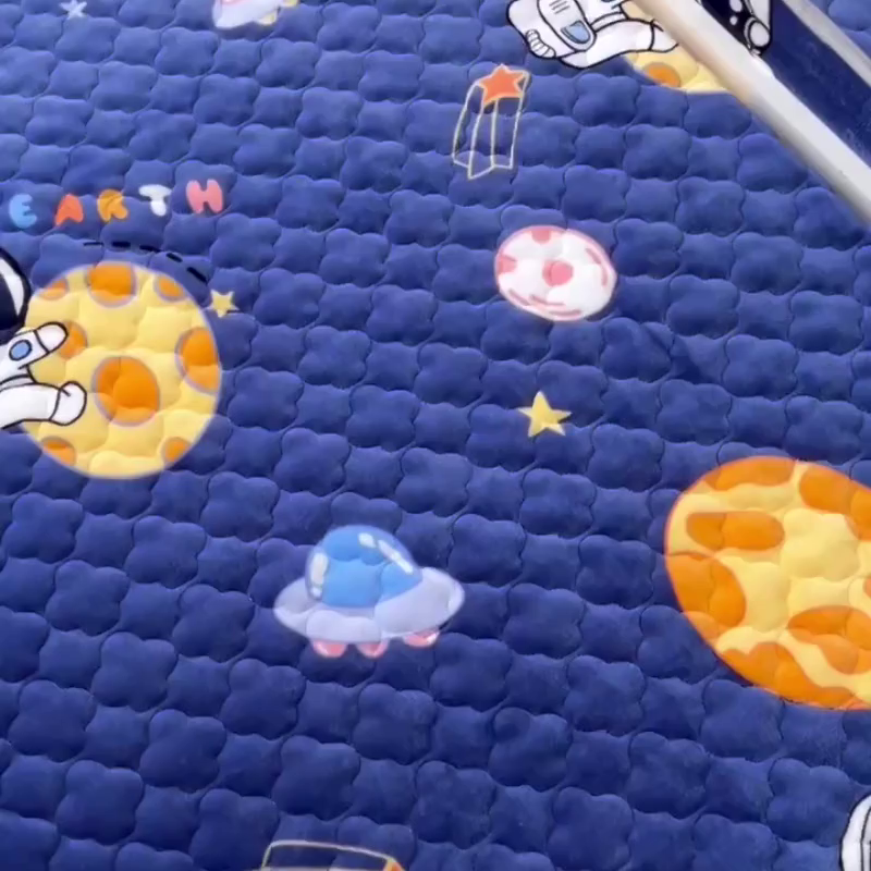 91家纺网 家纺一手货源 找家纺 （总）小虾米 2025新款加厚牛奶绒夹棉床笠单床笠床笠单件